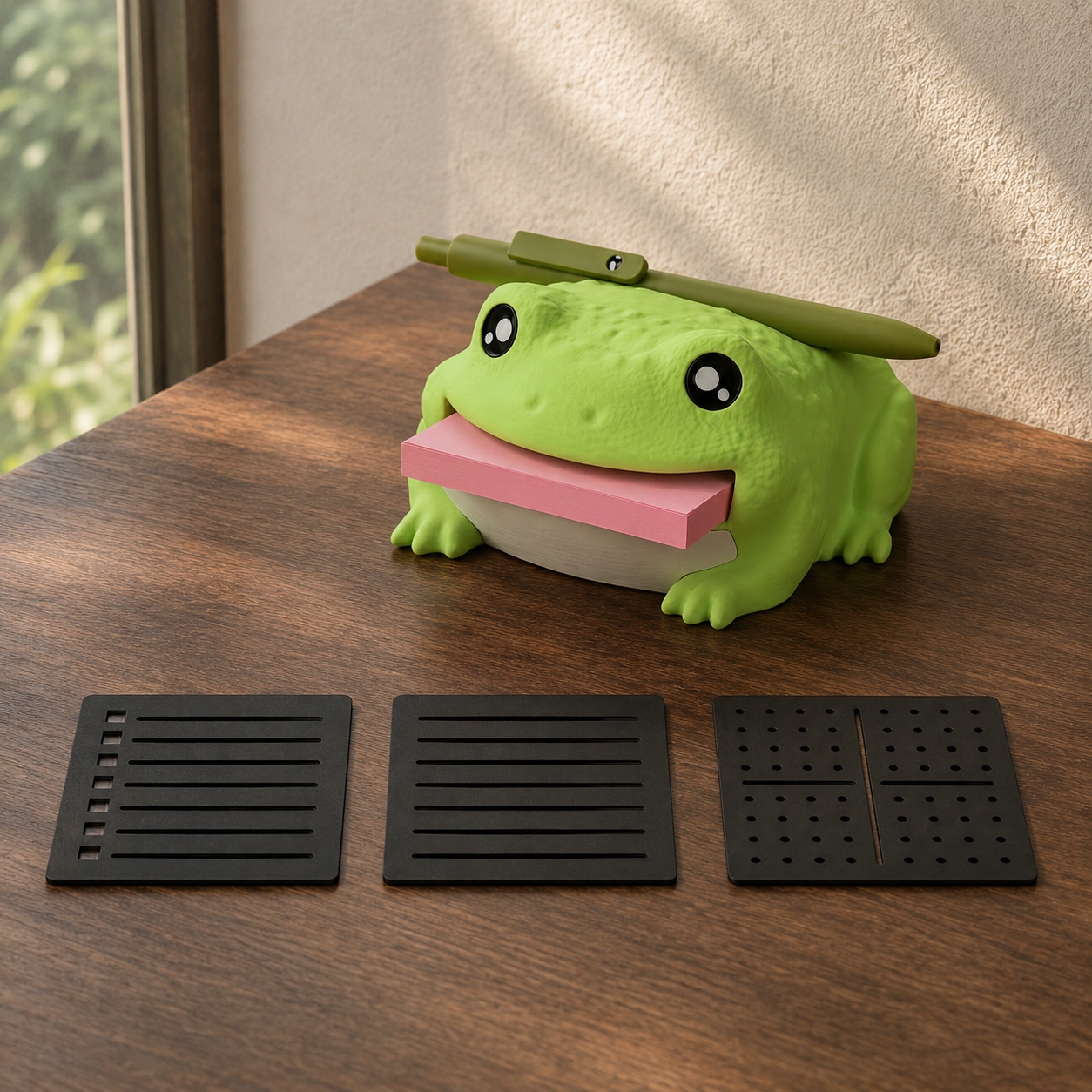 Frog Desk Organizer & Note Holder