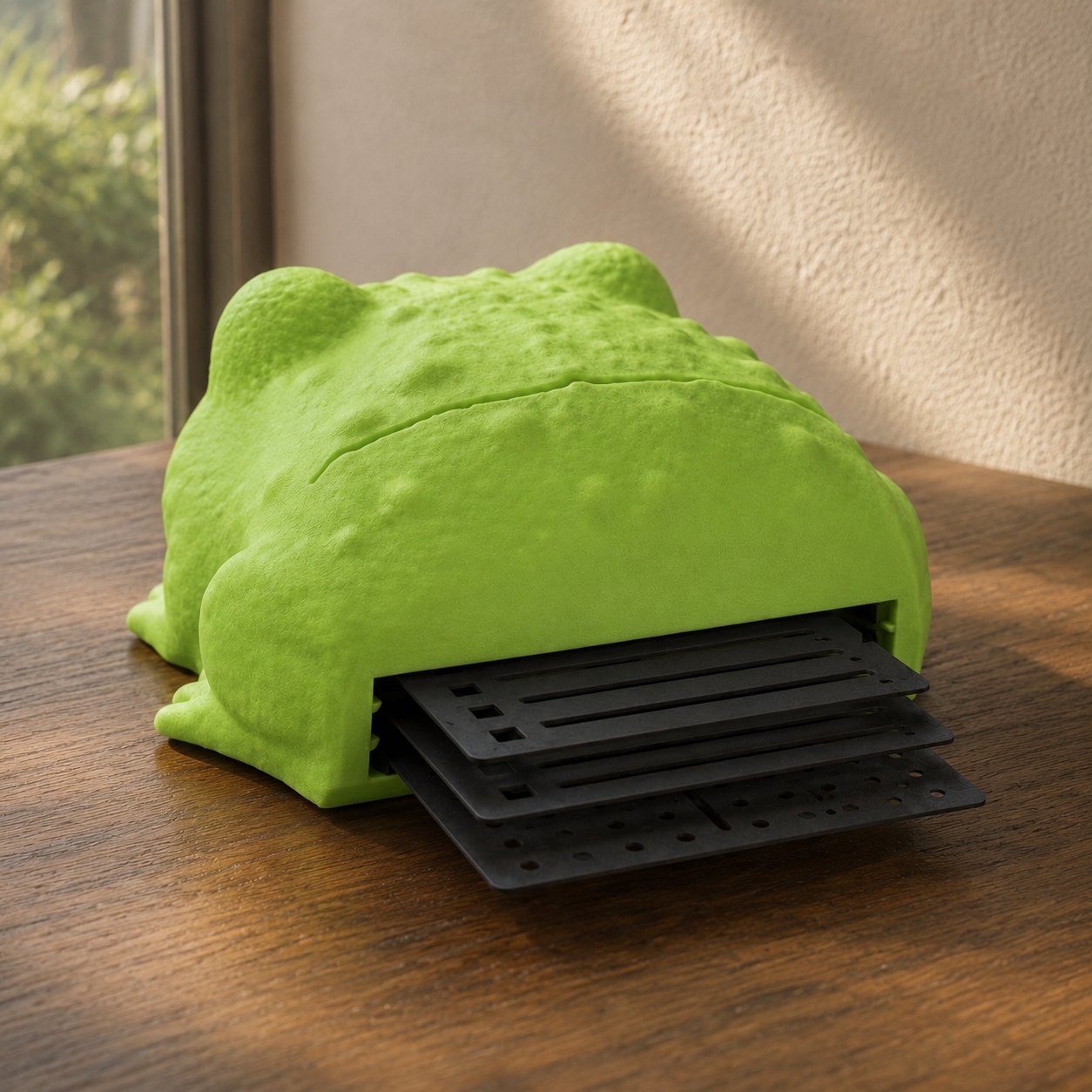 Frog Desk Organizer & Note Holder