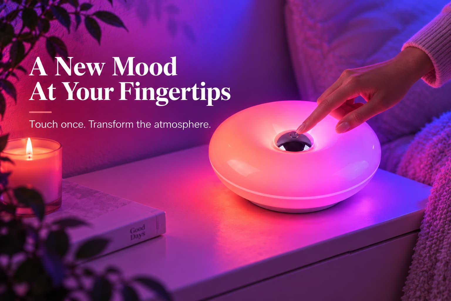 Donut Ambient Lamp That Changes as You Wish