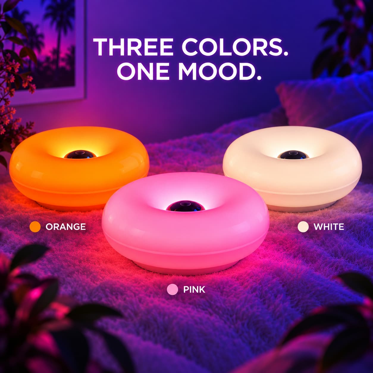 Donut Ambient Lamp That Changes as You Wish