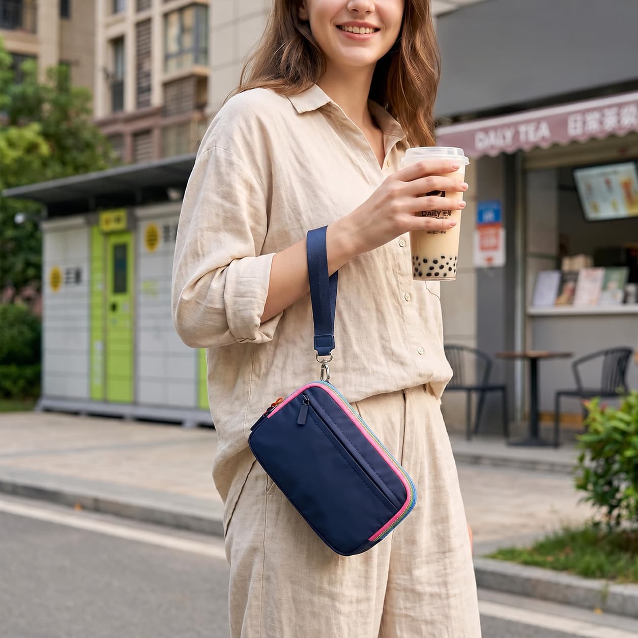 Casual Lightweight Multi-Pocket Shoulder Purse