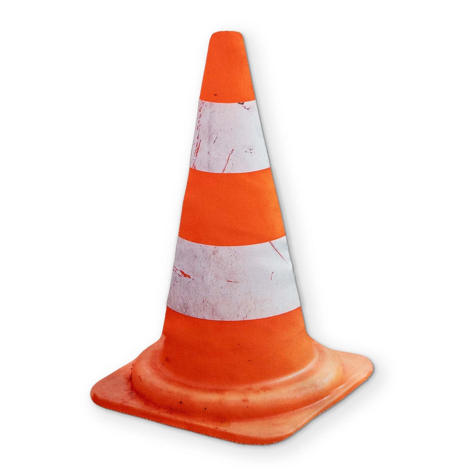 Traffic Safety Cone Shaped Novelty Microfiber Cleaning Cloth
