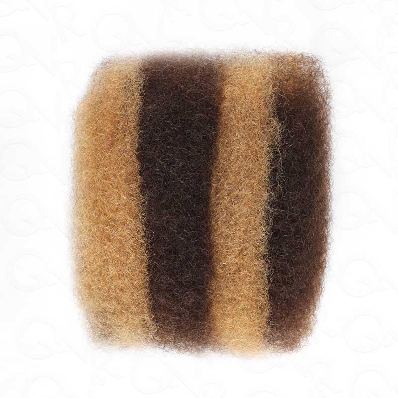 Onimehair™ Multi-Color Combo Afro Kinky Bulk Human Hair For Braiding Dreadlock