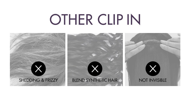 Straight / Body Wave / Kinky Curly / Yaki Straight / Kinky Straight / Messy Curly Clip in Hair Extensions Real Human Hair Pieces 135g 9pcs / 7pcs with Free Gift