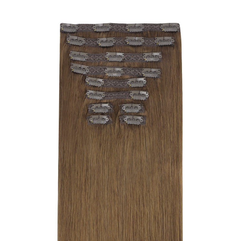  Double Drawn Clip in Hair Extensions 160g