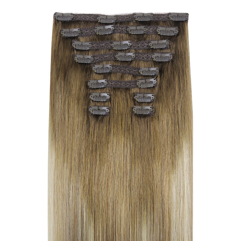  Double Drawn Clip in Hair Extensions 160g