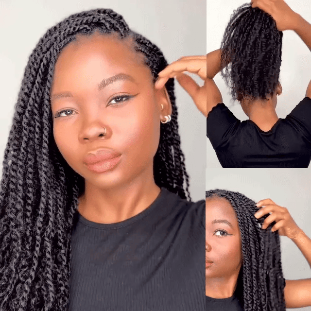 Onimehair™ Upgraded Afro Kinky Bulk Human Hair for Braiding & Mini Twists - Onime Hair