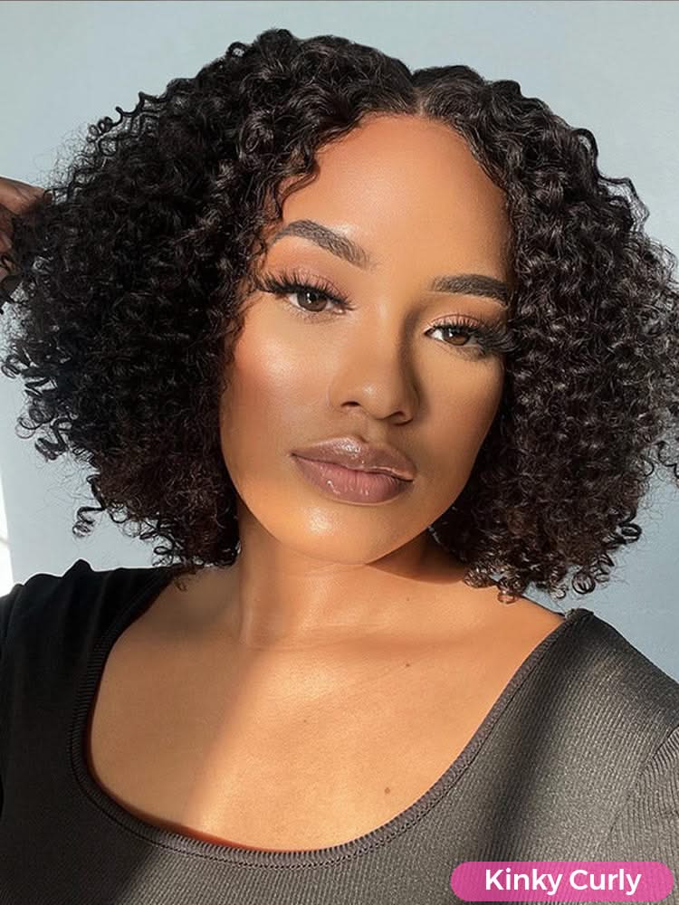 Onimehair™ 13x4 HD Lace Glueless Bob Wigs Wear Go Pre Cut Lace Human Hair Wigs - Onime Hair