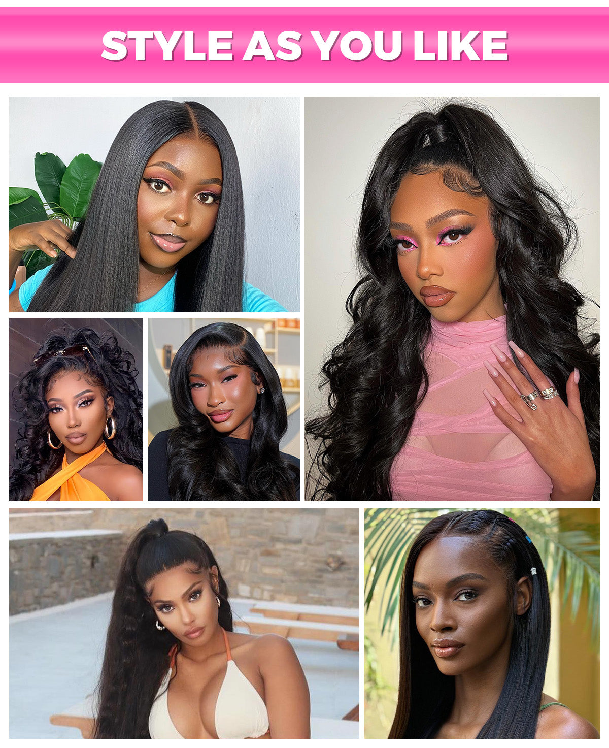 13x4 Lace Front Wigs