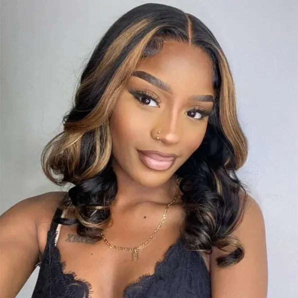 Wear Go Short Loose Wave 6×5 Lace Wig Barrel Curls Glueless Wig Pre Cut Lace 180% Density