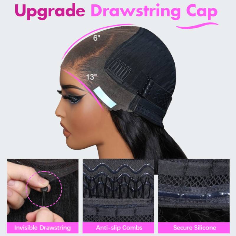 Onimehair™ Pre Everything Body Wave 7x5 Glueless Lace Closure / 13x6 Lace Front Wigs HD Transparent Lace Human Hair Beginner friendly Flash Sale