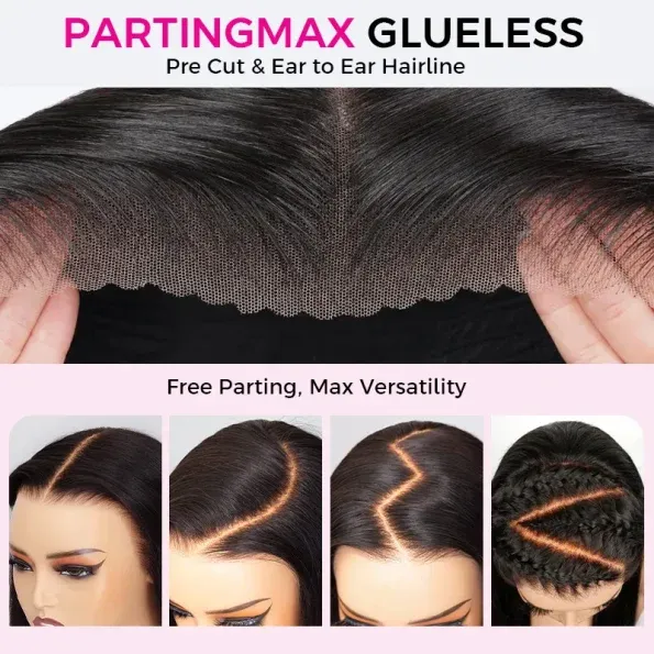Water Wave Pull Go Drawstring Glueless 6×5 13×6 PartingMax HD Lace Frontal Human Hair Wig
