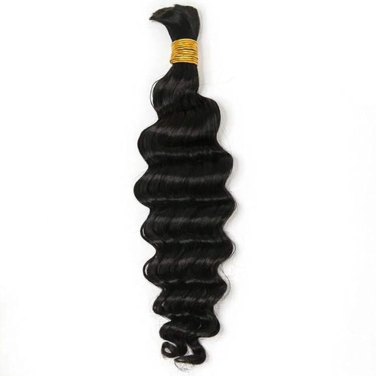 Loose Deep Wave Bulk Human Braiding Hair Extensions Natural Color - Onime Hair