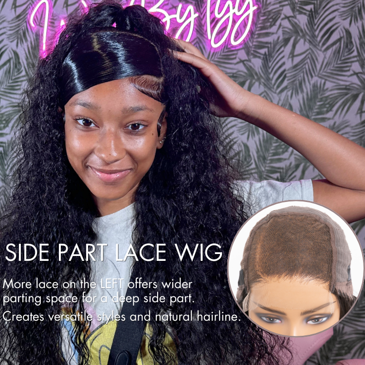 Onimehair™PreMax Wigs | Ear to Ear Super Natural Hairline Deep Wave Glueless 5x5 Upgraded Lace Front Long Curly Wig Pre-Cut Lace