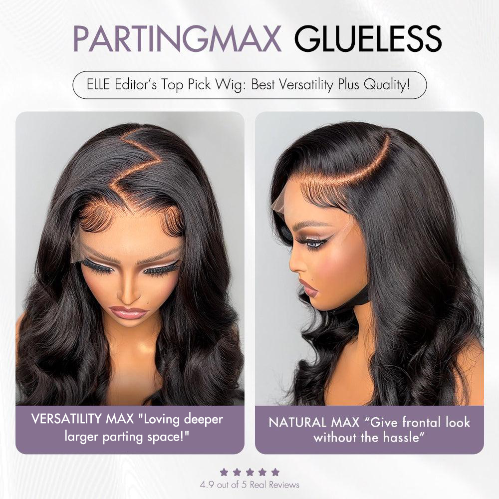 Onimehair™ PartingMax Glueless Wig 180% Density Loose Body Wave 7x6 Closure HD Lace Pre Cut & Plucked & Bleached Ready to Go