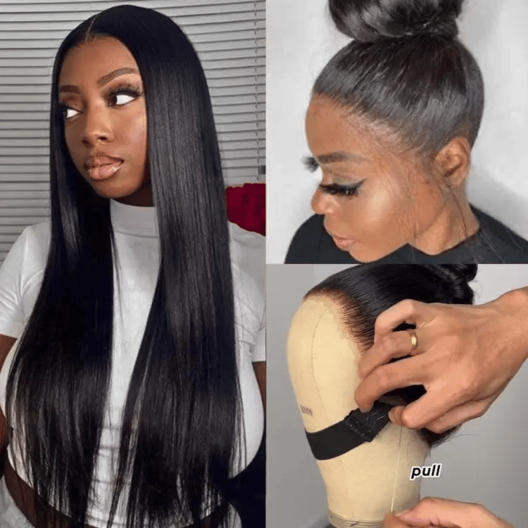 Onimehair™PreMax Wigs | Flexi-Fit Invisi Drawstring Cap 360 HD Lace Water Wave / Body Wave / Straight Long Wig Pre-Cut Lace