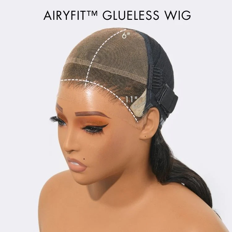 Onimehair™ Scalp Care Wigs - Deep Parting Loose Body Wave Human Hair Wig 11x6 Frontal HD Lace Glueless Wig