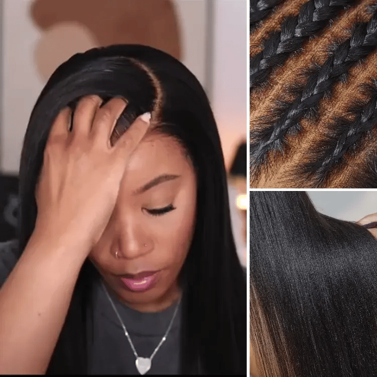 Onimehair™PreMax Wigs - Nature Max Yaki Straight Ear-to-ear 13x6 Frontal HD Lace Glueless Wig 100% Human Hair