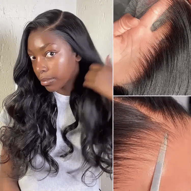 Onimehair™PreMax Wigs - 180% Density Body Wave / Straight Glueless 13x4 Frontal Lace Long Wig Pre-Cut Lace