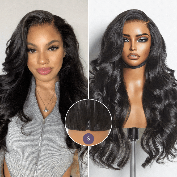Onimehair™ PartingMax Glueless Wig 180% Density Loose Body Wave 7x6 Closure HD Lace Pre Cut & Plucked & Bleached Ready to Go