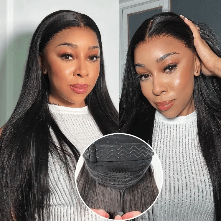 Onimehair™PreMax Wigs - 180% Density Body Wave / Straight Glueless 13x4 Frontal Lace Long Wig Pre-Cut Lace