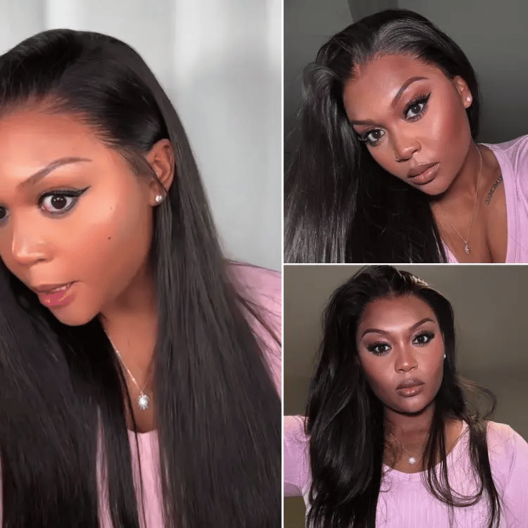 Onimehair™PreMax Wigs | HD Lace Super Natural Hairline Silky Straight Glueless 13x4 Frontal Lace Wig Human Hair Pre-Cut Lace
