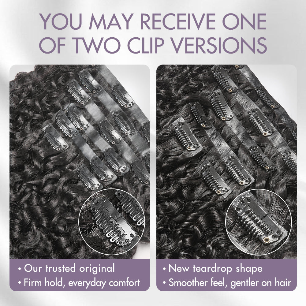 Onimehair™Straight / Body Wave / Kinky Curly / Yaki Straight / Kinky Straight / Messy Curly Clip in Hair Extensions Real Human Hair Pieces 135g 9pcs / 7pcs with Free Gift