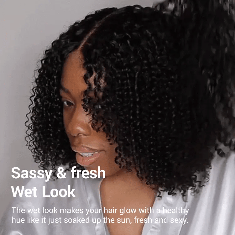 Onimehair™Coily Curly 5x5 Closure HD Lace Glueless Pre-Cut Wig with Breathable Cap
