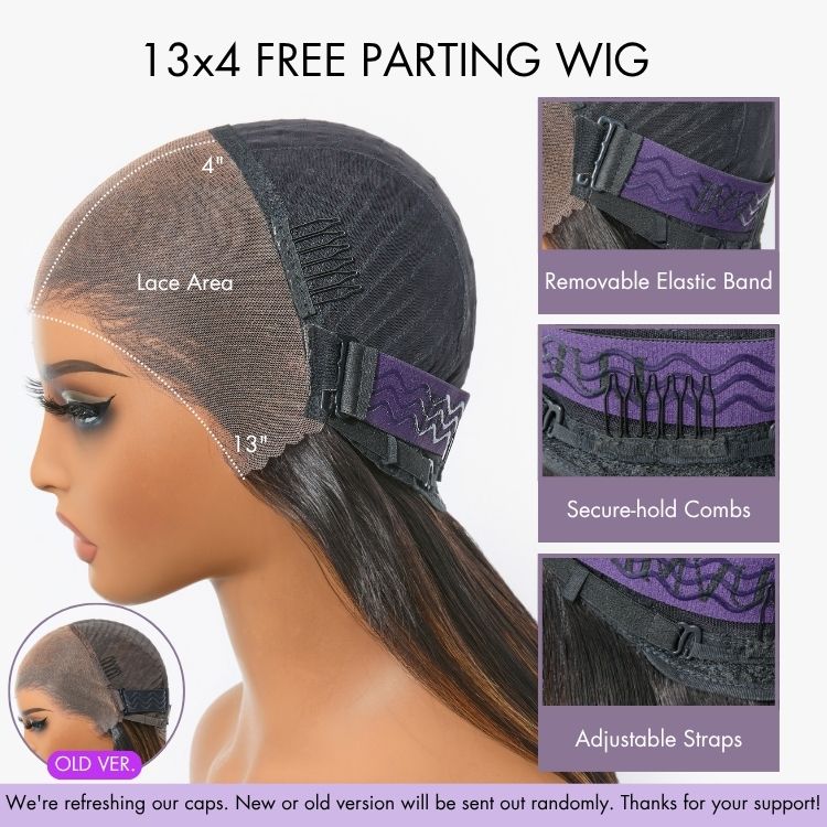Onimehair™PreMax Wigs - 180% Density Body Wave / Straight Glueless 13x4 Frontal Lace Long Wig Pre-Cut Lace