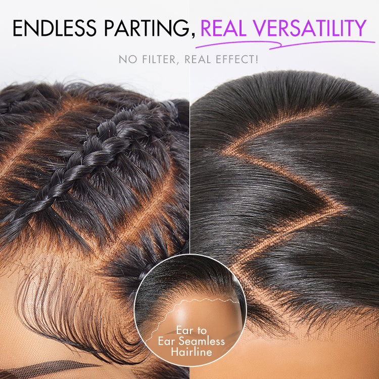 Onimehair™PreMax 2.0 Wigs - Nature Max Loose Body Wave Ear-to-ear Glueless 13x6 Frontal HD Lace C Part Wig