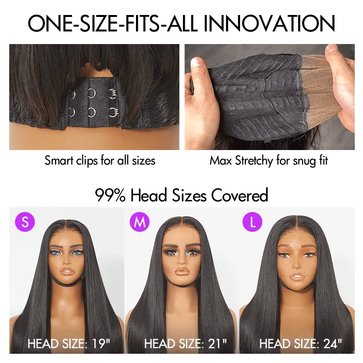 All-Day Comfort™ Wig PartingMax Brown Highlights Funmi Curly 5x5 Closure HD Lace Glueless Wig Pre Cut Lace - Onime Hair