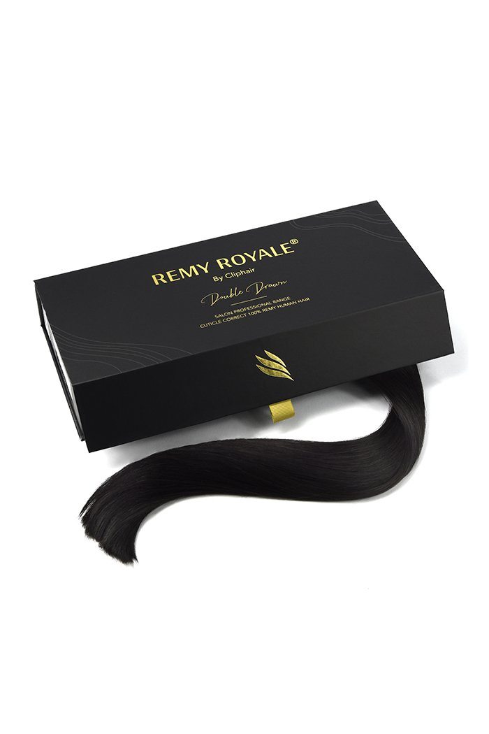 Natural/Off Black (#1B) Nano Ring Hair Extensions