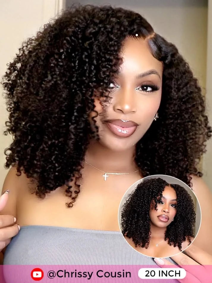 Onimehair™ Wear Go Glueless Highlights Ombre Hair Pre-cut HD Lace onimehair Curly Wig - Onime Hair