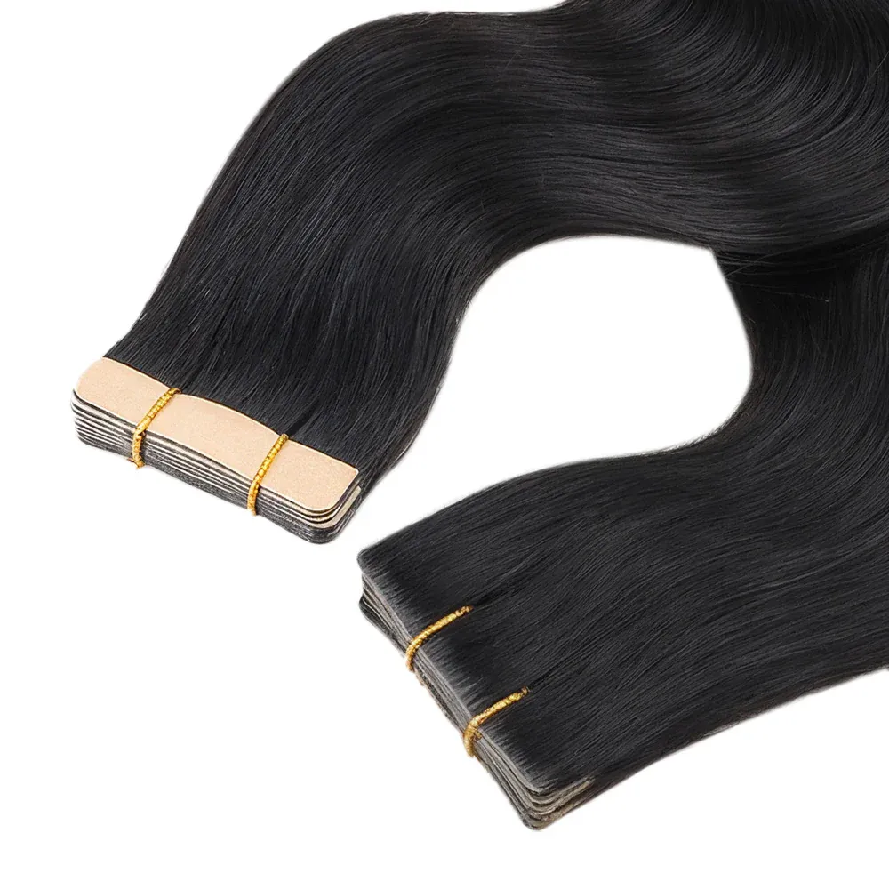 Onime Invisi Edge Seamless Tape in Hair Extensions Body Wave Virgin Human Hair