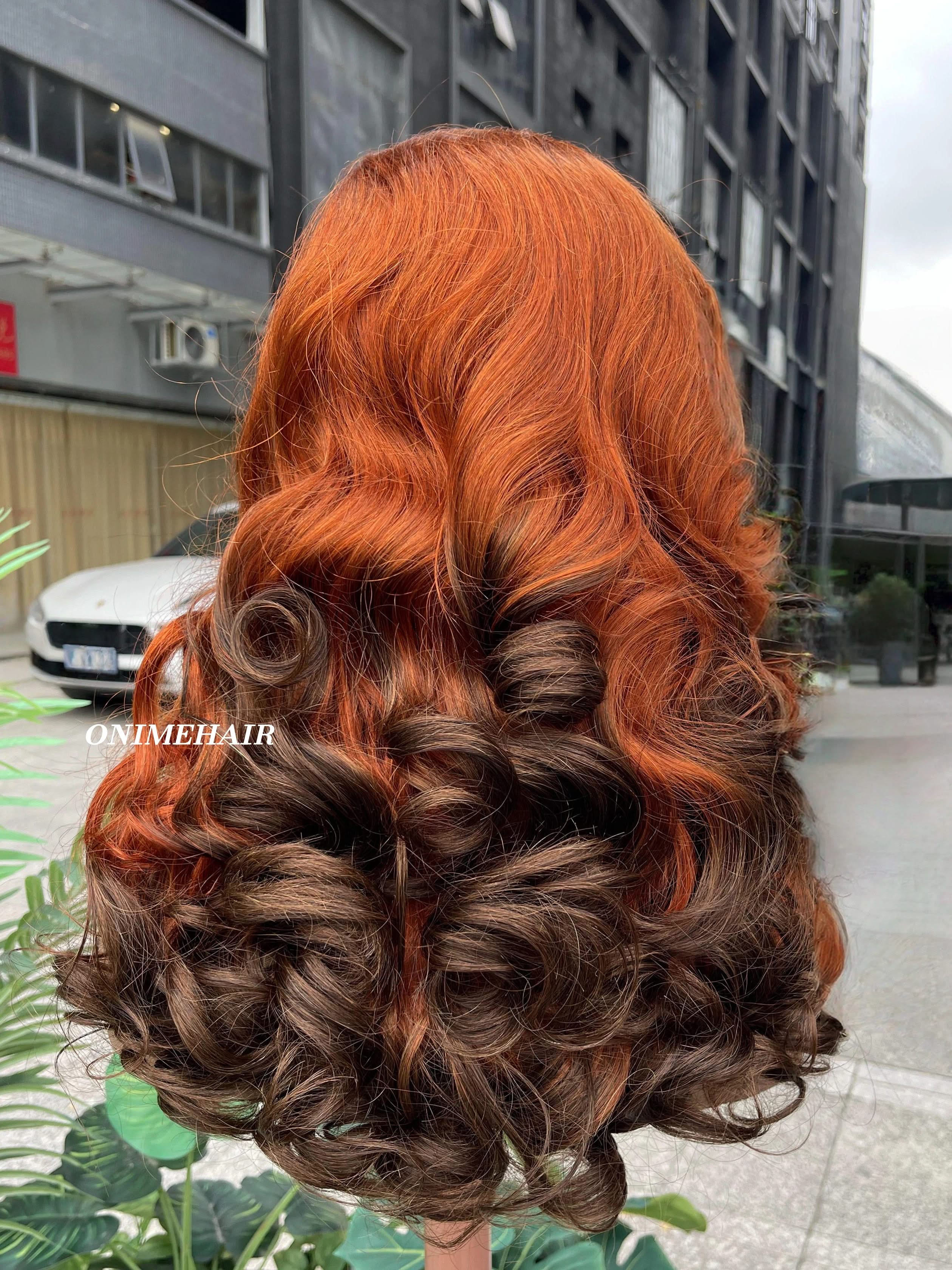 #350/4 Rose Wavy Frontal Transparent 13X4  Lace - Onime Hair
