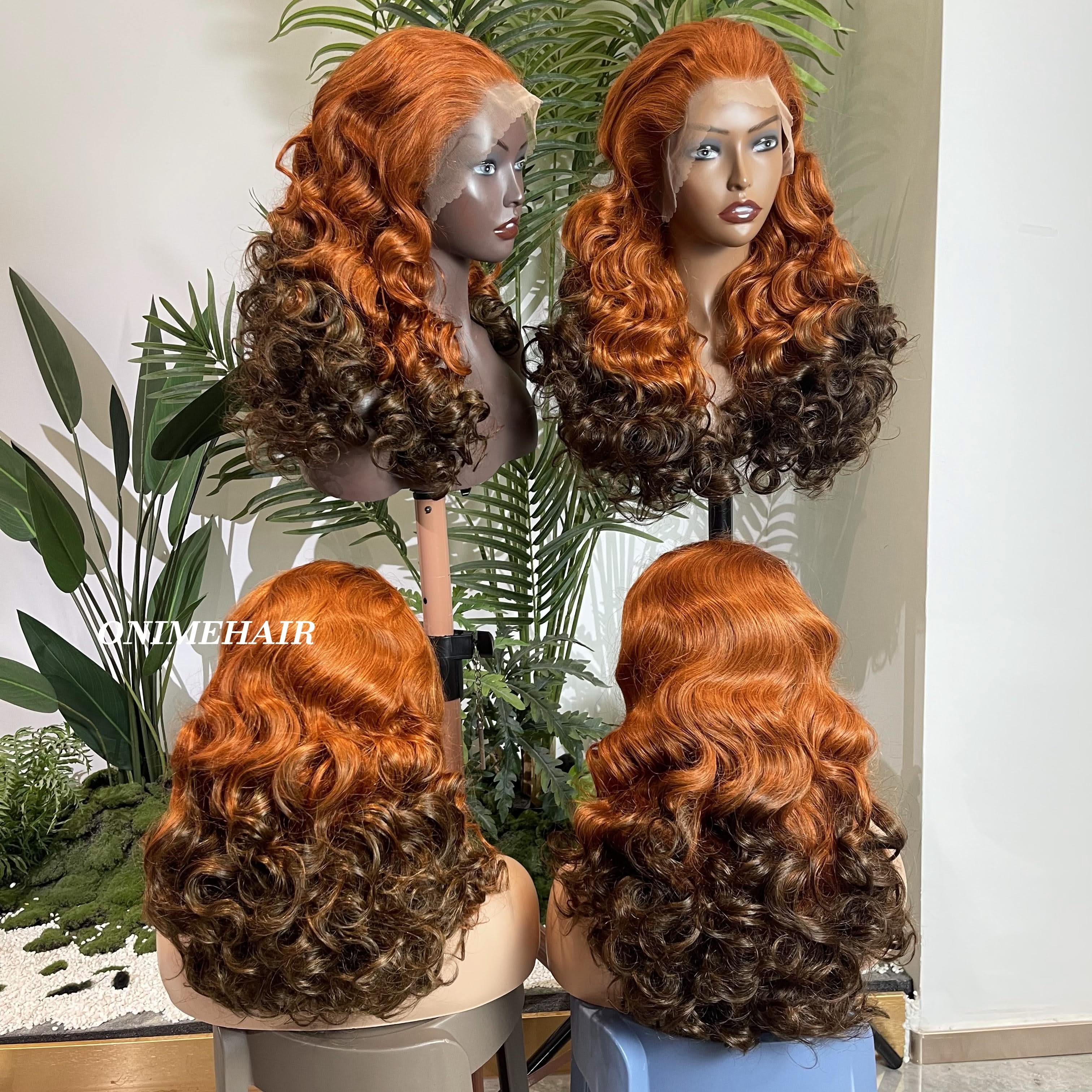#350/4 Rose Wavy Frontal Transparent 13X4  Lace - Onime Hair