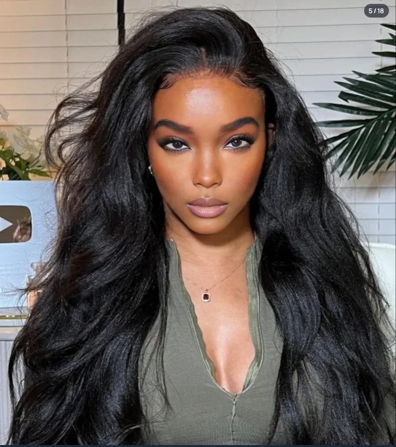 Onime Invisi Edge Seamless Clip in Hair Extensions Kinky Straight Real Human Hair