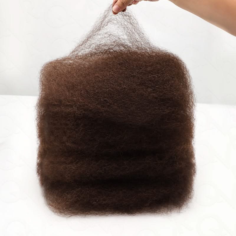Onimehair™ Dark Brown Afro kinky Bulk Hair Extensions For Braiding Dreadlock Human Hair - Onime Hair