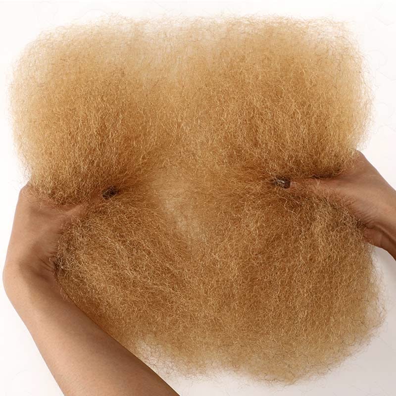 Onimehair™ Honey Blonde Color Afro kinky Bulk Hair Extensions For Braiding Dreadlock Human Hair - Onime Hair