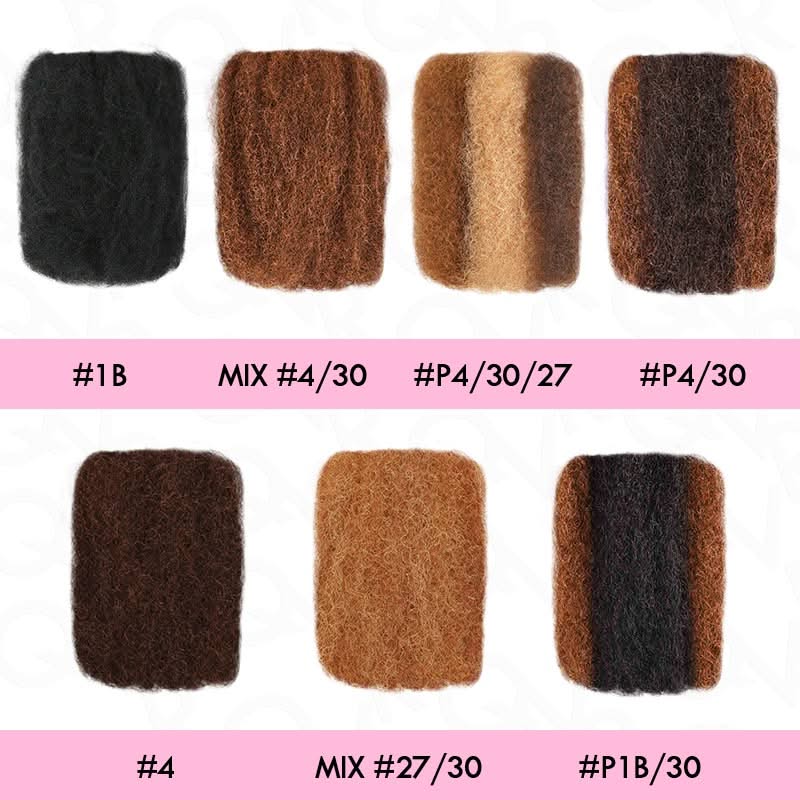 Onimehair™ #P4/30/27 Color Afro Kinky Bulk Human Hair For Braiding Dreadlock Hair - Onime Hair