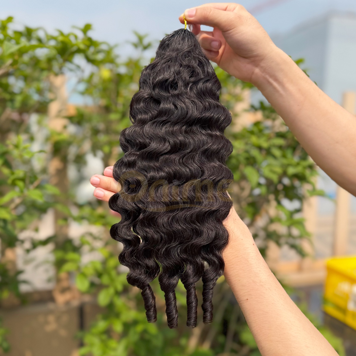 16A Burmese Water Curly Human Crochet Hair Soft Natural Texture - Onime Hair