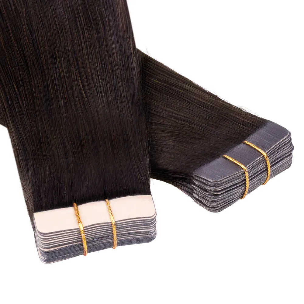 Onime Seamless Tape in Hair Extensions Silky Straight Virgin Human Hair
