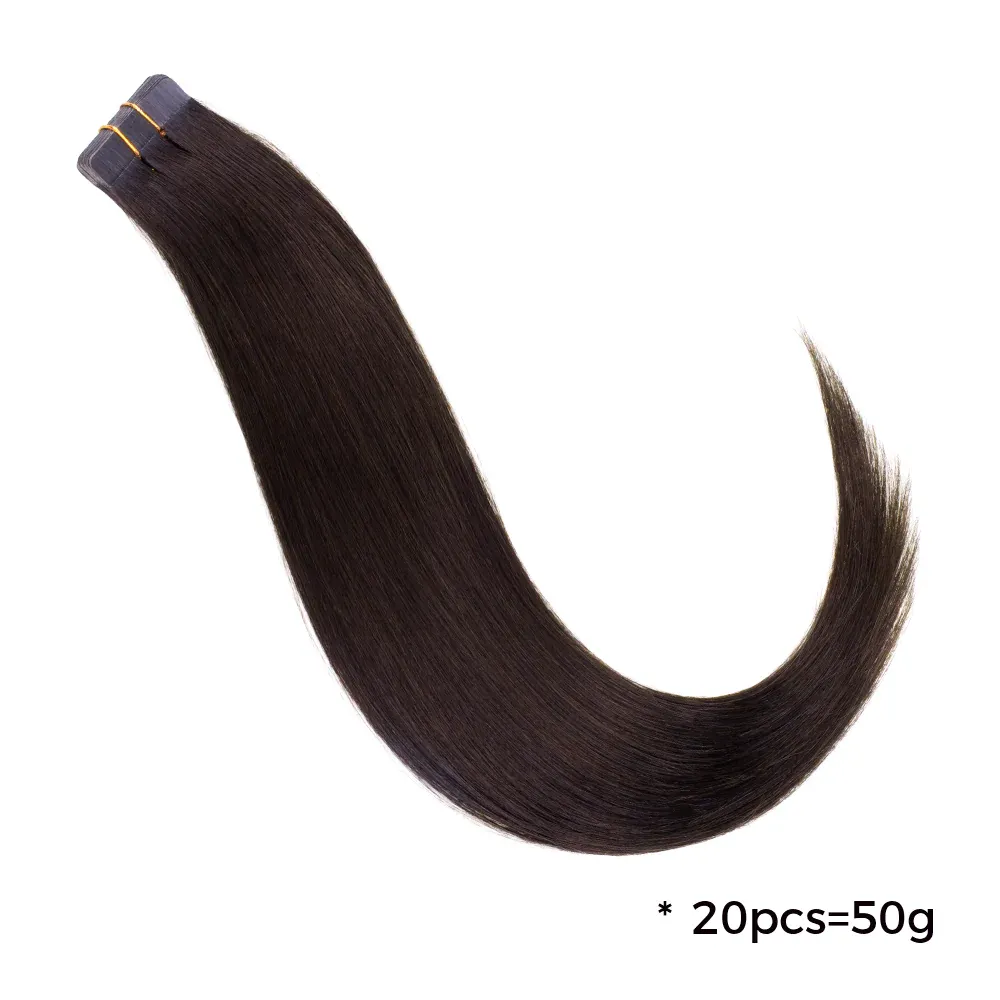 Onime Seamless Tape in Hair Extensions Silky Straight Virgin Human Hair
