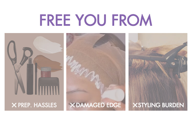 Layered Cut Yaki Straight Left C Part Glueless Minimalist HD Lace Bob Wig Ready to Go