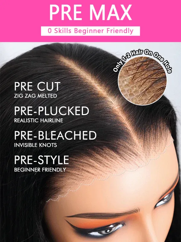 Kinky Edge Hairline Afro Kinky Curly Lace Front Wig Pre Bleached Real 4C Edges Glueless HD Lace Human Hair Wigs