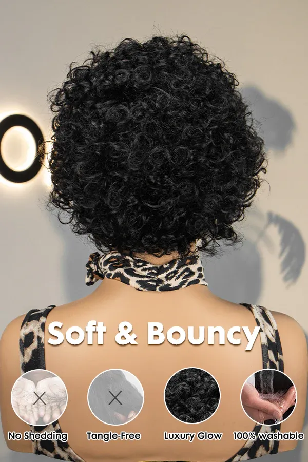 Onime Natural Color Pixie Cut Wig Wear and Go Wig