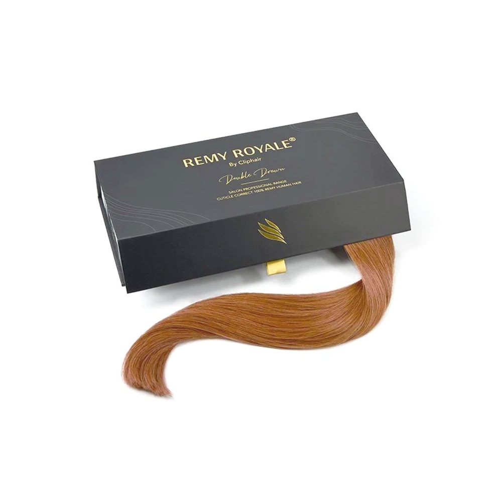 Light Auburn (#30) Nano Ring Hair Extensions