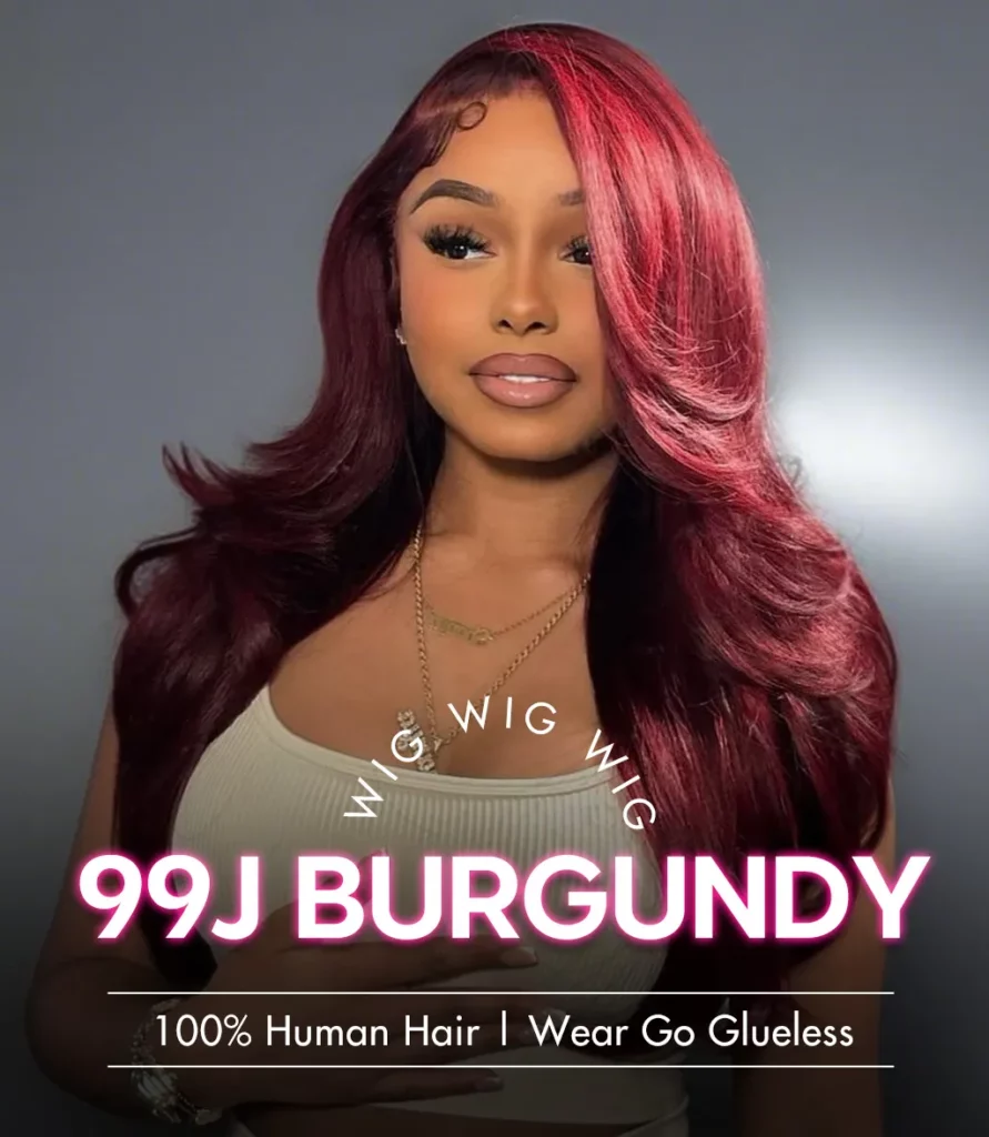 Tinashe hair 99j lace wig details