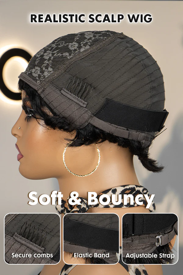 Onime Natural Color Pixie Cut Wig