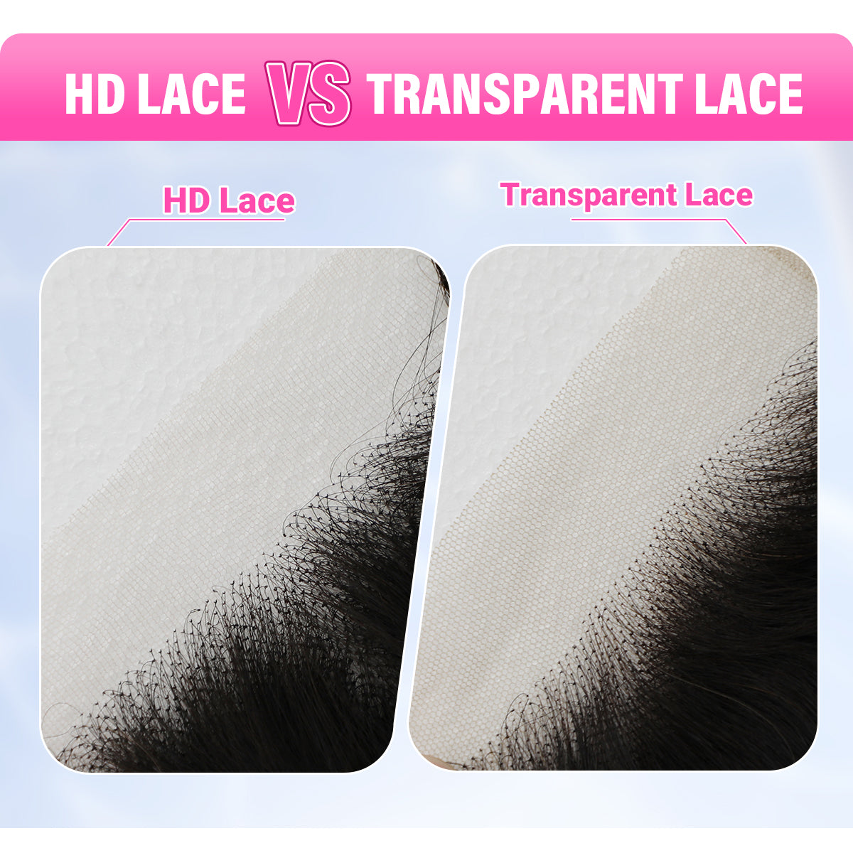 HD Lace vs Transparent Lace